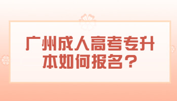 廣州成人高考專升本
