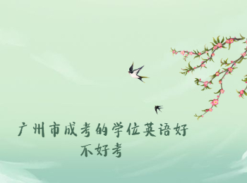 廣州成考網(wǎng) 廣州市成考學(xué)位英語(yǔ)